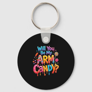 Husband's girlfriend couple will be arm candy key ring