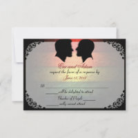 Husbands IV Custom Gay Wedding RSVP Cards