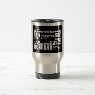 Husbands Wedding Anniversaries Birthdays Qualities Travel Mug