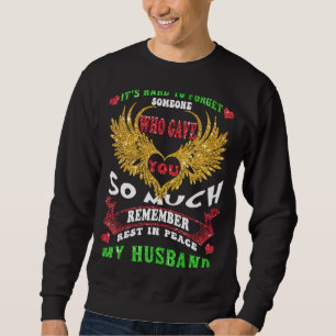 Husband's Wings Cover My Heart For Wives Love & Mi Sweatshirt