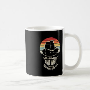 Husbynd And Wife Cruising Partners For Life 1  Coffee Mug