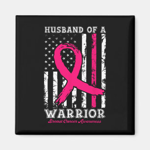 Husbynd Of A Warrior Breast Cancer Awareness Suppo Magnet