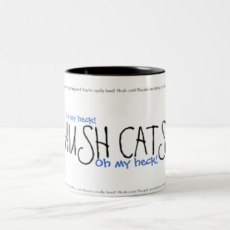 HUSH CATS! Ver. 2 Two-Tone Coffee Mug