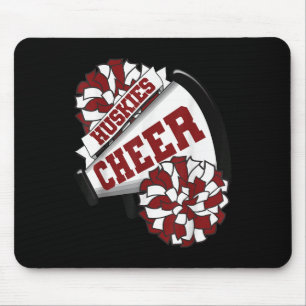 Huskies Cheer Back To School Cheerleading Spirit M Mouse Mat