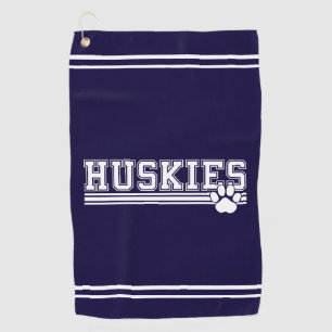 Huskies  golf towel