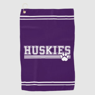 Huskies  golf towel