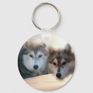 huskies key ring