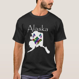 Huskies Last Frontier Souvenirs Sled Dog Siberian T-Shirt
