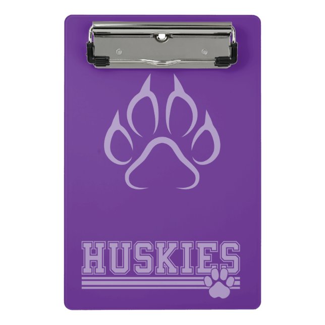 Huskies  mini clipboard (Front)