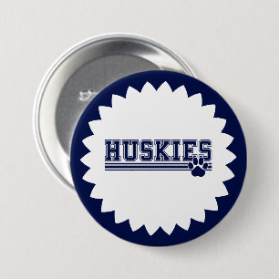Huskies Pin Button