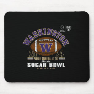 Huskies Sugar Bowl 2024 Cfp Football Vintage Logo Mouse Mat