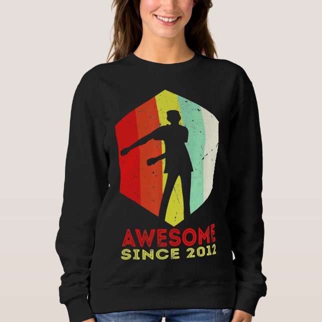 Husky 9th Birthday For Boy Sweatshirt (Front)