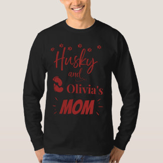 Husky And Olivia Mum Scoop T-Shirt
