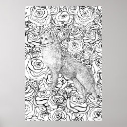 Husky Bestie Poster