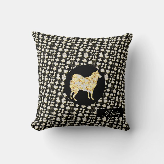 HUSKY BLING CUSHION (Front)