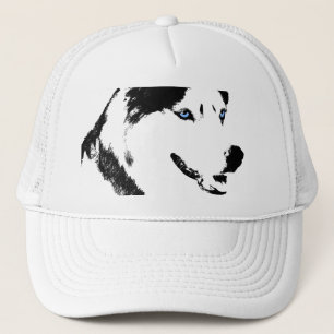 Husky Caps Sled Dog Caps  Husky / Wolf Hats Gifts