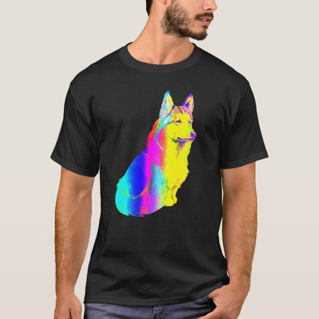 Husky Cat Body T-Shirt (Front)
