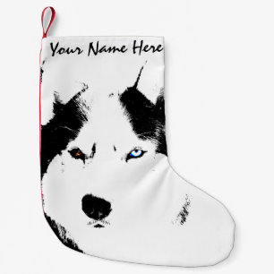 Husky Christmas Stocking Personalised Dog Stocking