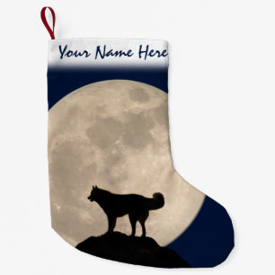 Husky Christmas Stocking Personalised Dog Stocking