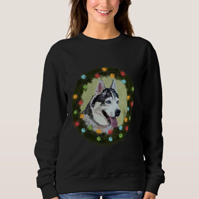 Husky Christmas      Sweatshirt (Front)
