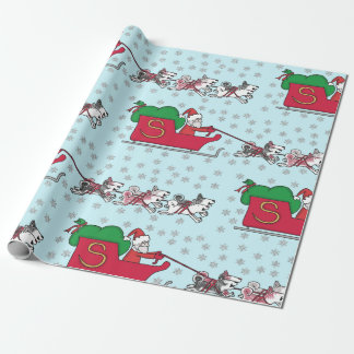 Husky Claus Wrapping Paper
