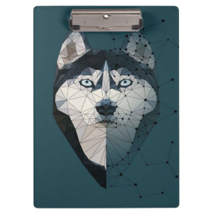 Husky Constellation Canvas Clipboard