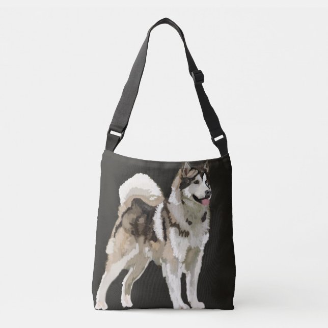 Husky  Cross Body Bag (Front)