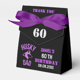 Husky Dad, Dog Dad Birthday     Favour Box