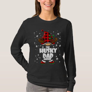 Husky Dad Gnome Christmas Husky Papa T-Shirt