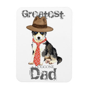 Husky Dad Magnet