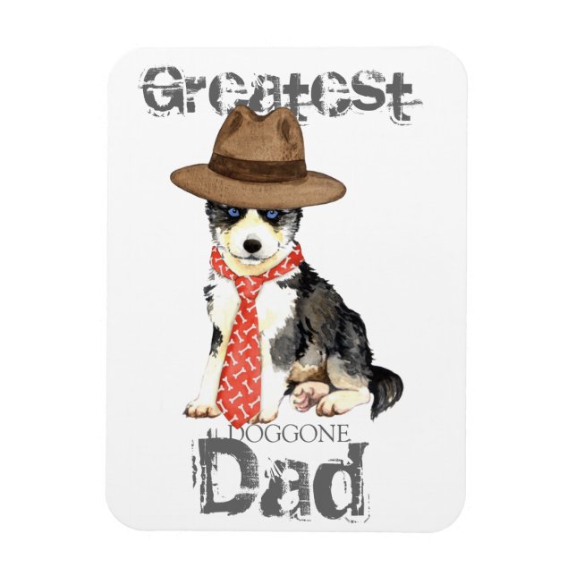 Husky Dad Magnet (Vertical)