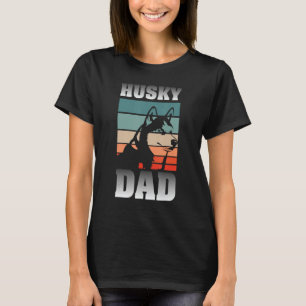 Husky Dad Pet Owner Men Dog Animal Lover Siberian T-Shirt