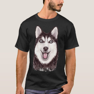 Husky Delighted Style T-Shirt