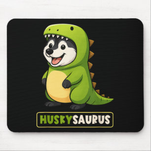 Husky Dinosaur Costume Trex Huskysaurus Animal Lov Mouse Mat