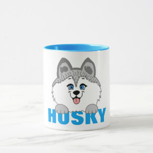Husky Dog 11 oz Combo Mug