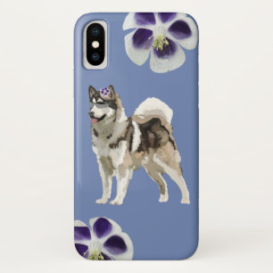 Husky Dog  Art Apple iPhone X, Barely There iPhone X Case
