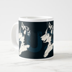 Husky Dog Coffee Mug Siberian Husky Sleg Dog Cup