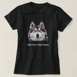 Husky Dog Design T-shirt