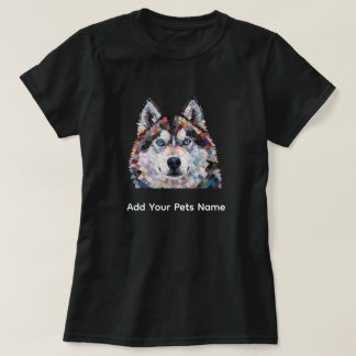 Husky Dog Design T-shirt