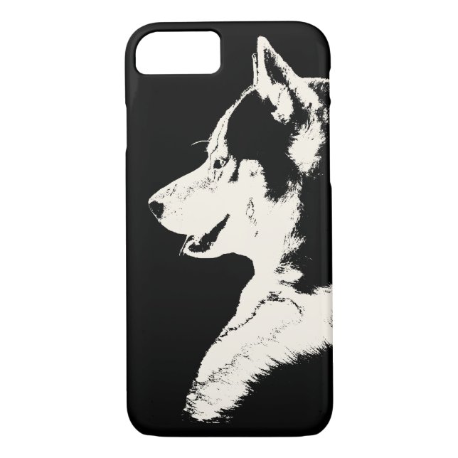 Husky Dog iPhone Cases Husky Malamute Pup Cases (Back)