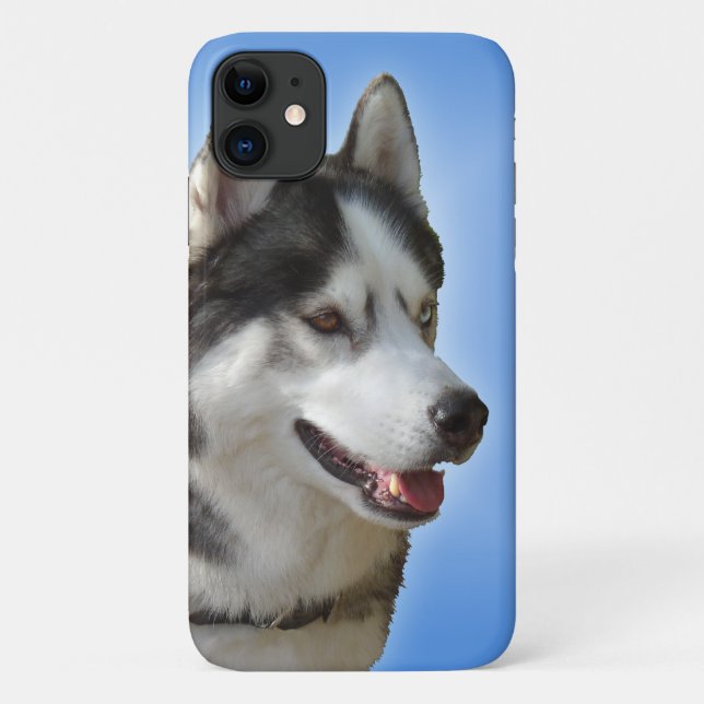 Husky Dog iPhone Cases Husky Malamute Pup Cases (Back)