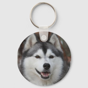 Husky Dog Keychain
