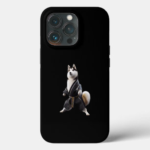 Husky Dog Knows Karate, Husky Dog Karate Player iPhone 13 Pro Case