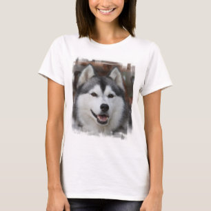 Husky Dog Long Sleeve Shirt