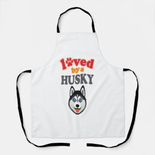 Husky Dog Lover Apron