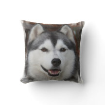 Husky Dog Pillow