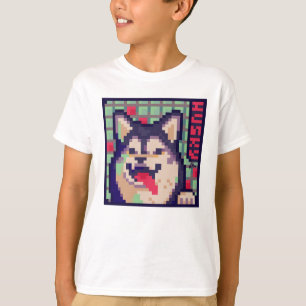 Husky, dog Pixel Art, pixel art T-Shirt