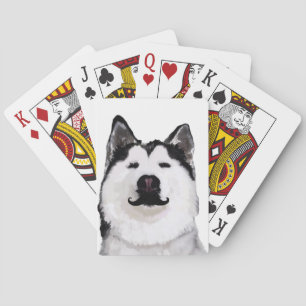 Husky Dog  Playing Cards