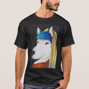 Husky Dog Portrait T-Shirt