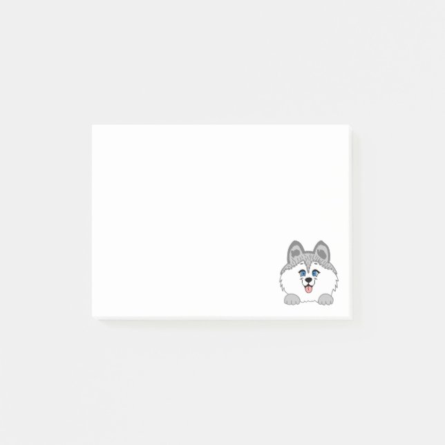 Husky Dog Post-it® Notes 4 x 3 (Front)